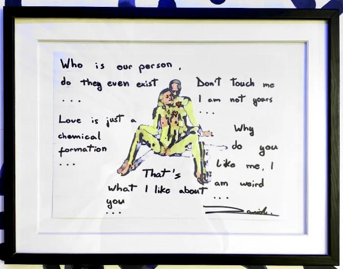 Don't Touch Me I'm Not Yours Yet — artwork by David Podut