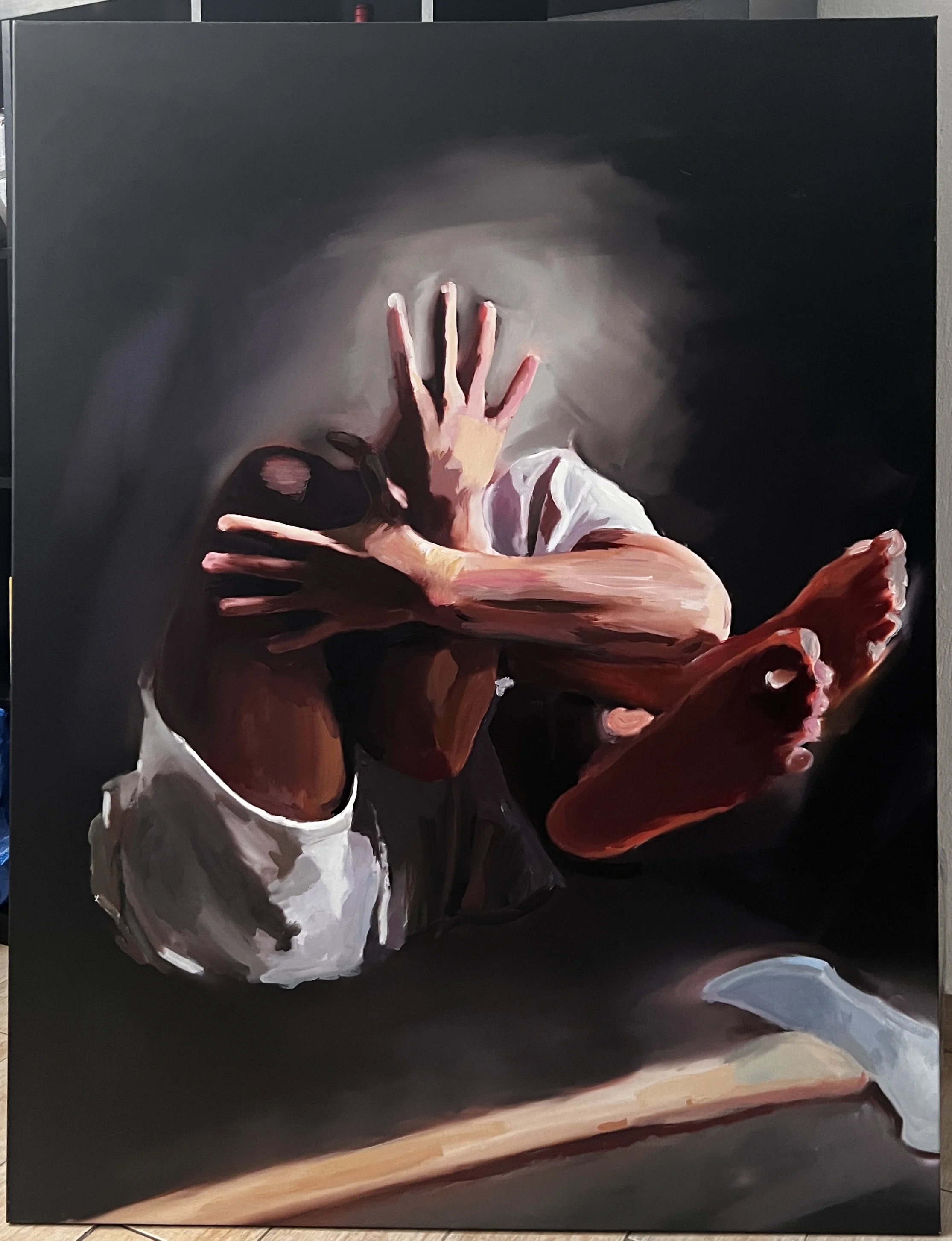 Raskolnikov — painting by David Podut